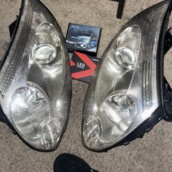G35 coupe Headlights Pair 