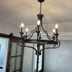 Antique Bronze Chandelier