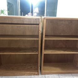 Solid Cedar Wood Bookshelves 