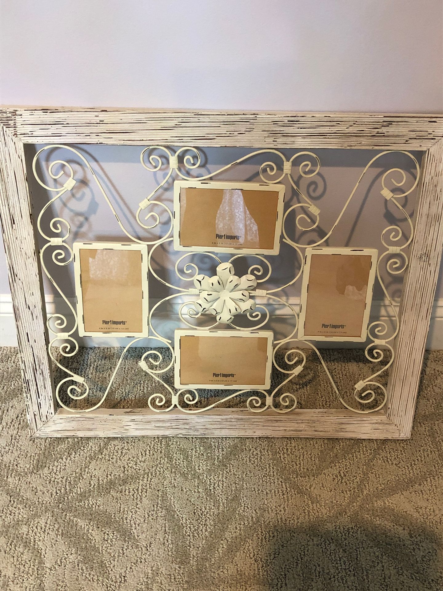 Set of 2 Pier one frames for four 4x6 pictures