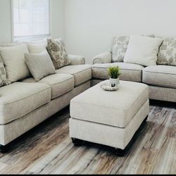 Sofa 3+2 With Ottoman