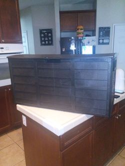 Brand new deck box to defects as shown on picture does not affect the box brand new outdoor storage bin outdoor deck box 75 gallon caja de almacenamie