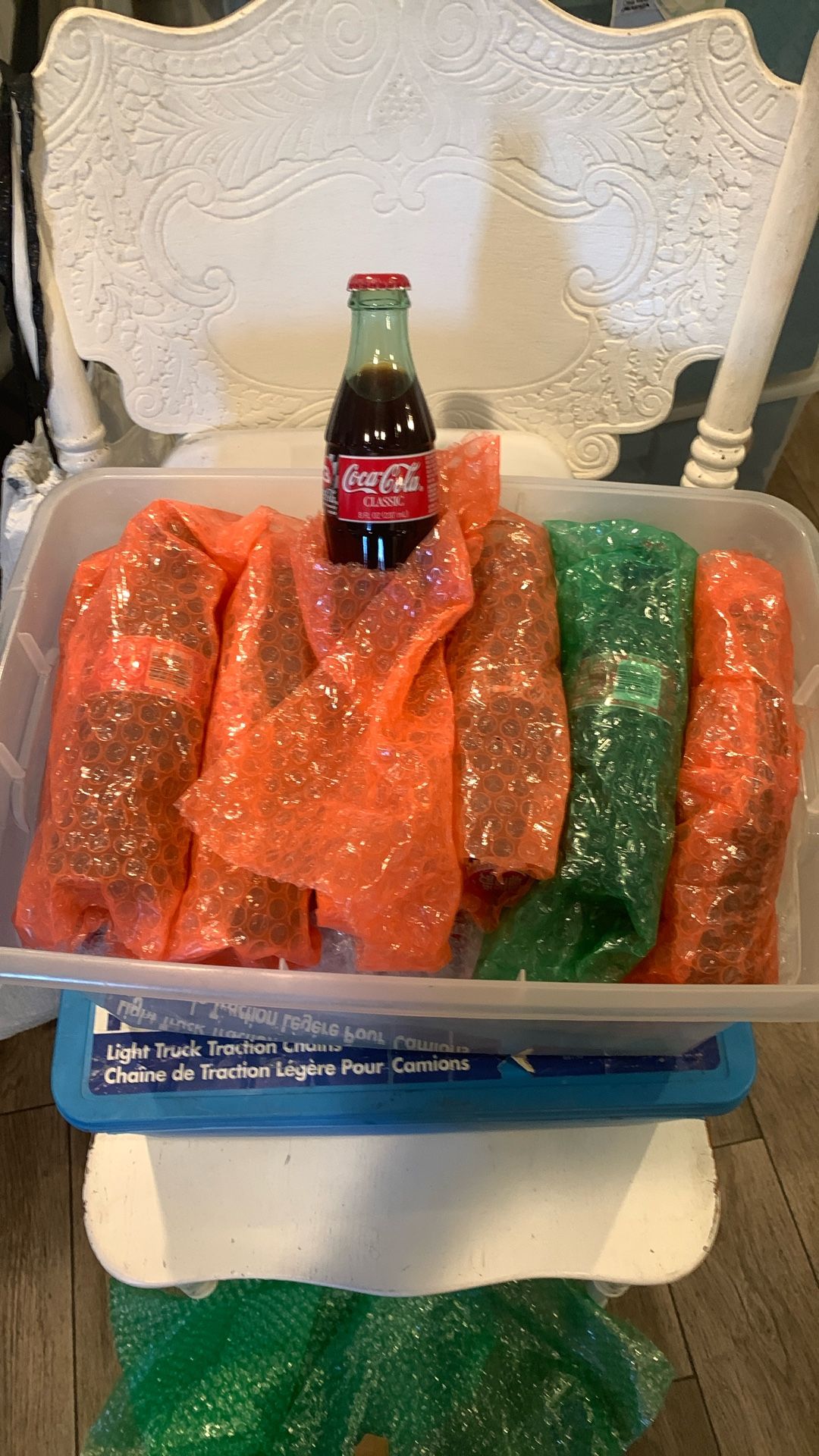 22 collectible Coca-Cola glass bottles