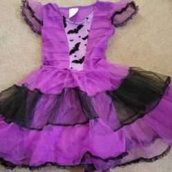 Girls Size M (5/6) Bat Halloween Costume 