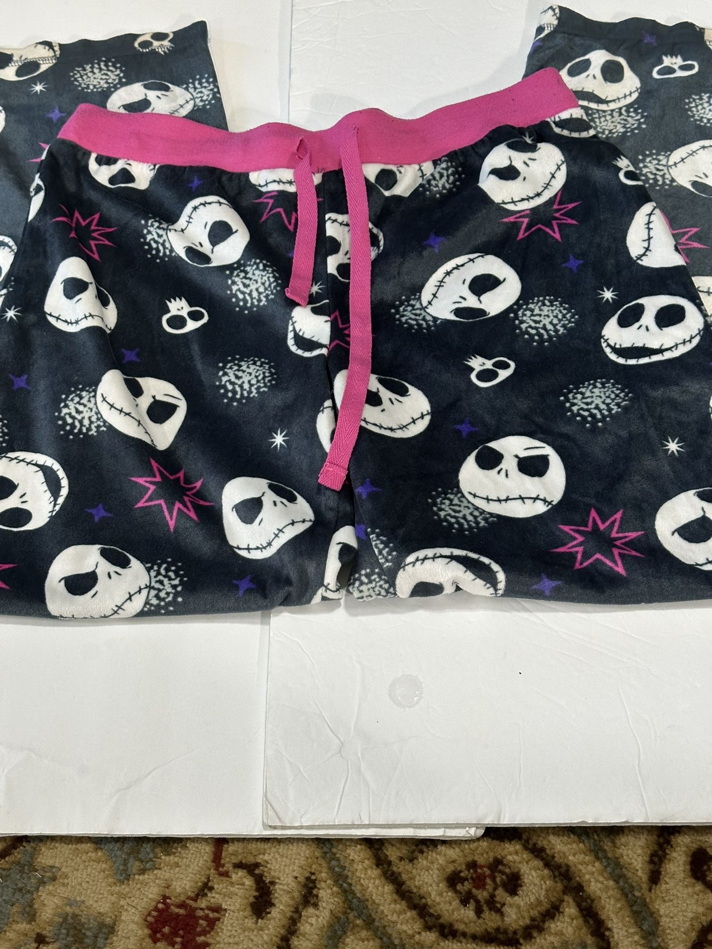 Disney Tim Burton Nightmare Before Christmas PJ Bottom Size M Good Condition 