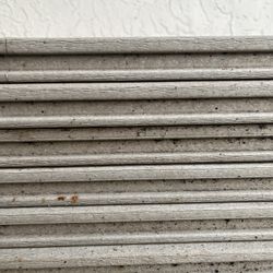 LUMBER • 100 % • PLASTIC TONGUE AND GROOVE GREY 