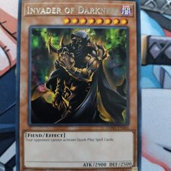 Yu-Gi-Oh Cards Invader Of Darkness (Read Description)