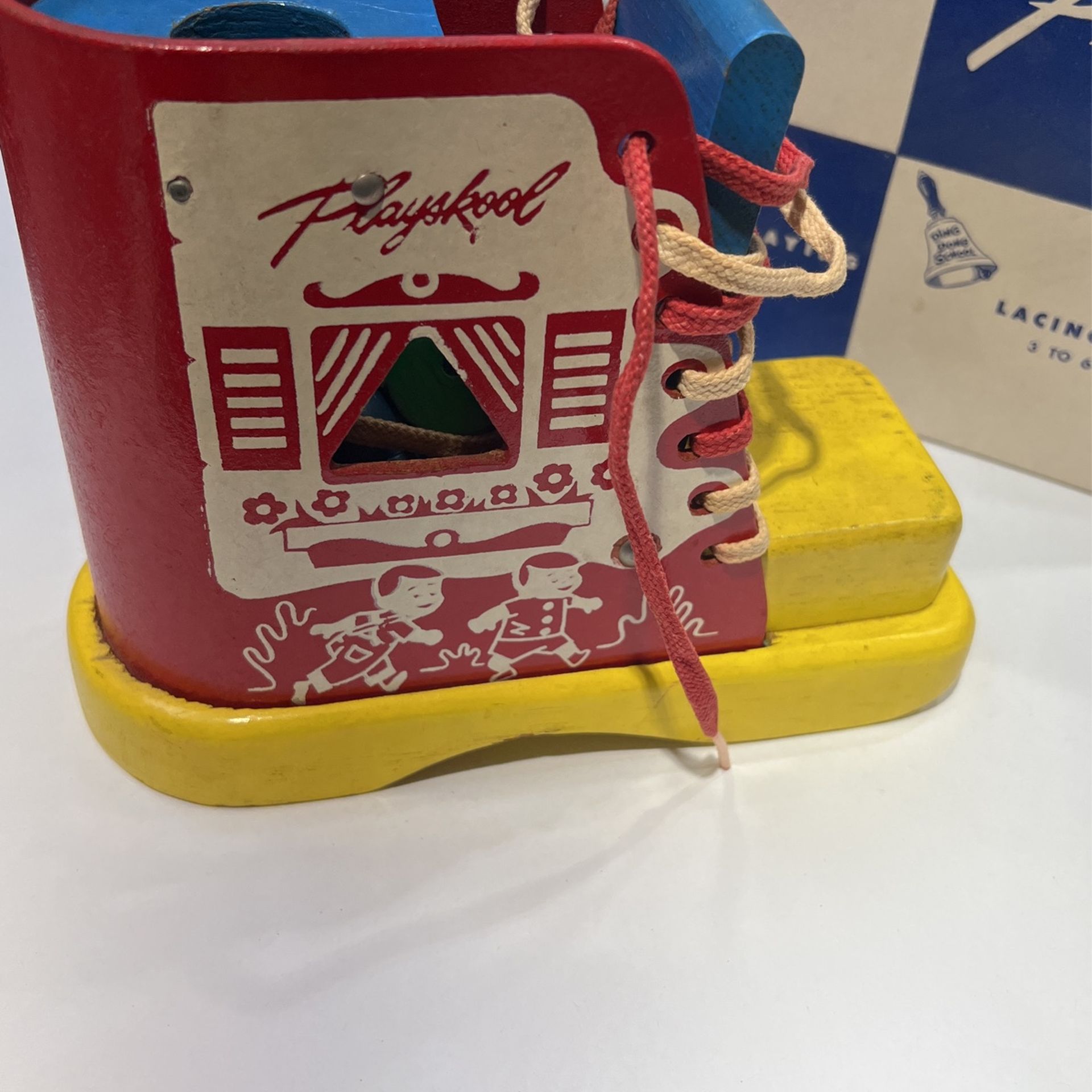 Lacing Boot By Playskool Vintage