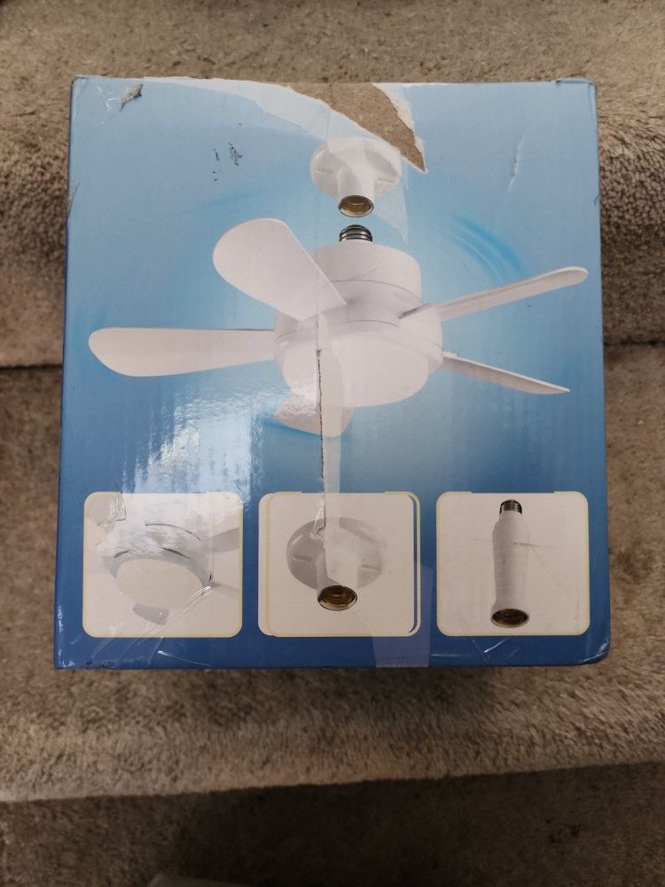 Socket Fan LED Light