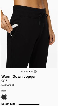 Lululemon Warm Down Jogger in Heather Grey