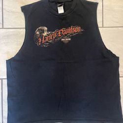 FOUR RIVERS Harley Davidso Adult Size 3XL Paducah Kentucky Cut Off Tank Top