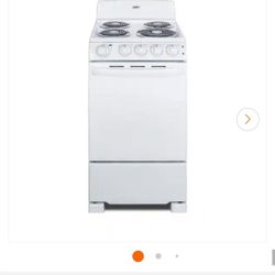 50% OFF - Summit Appliance 20" Electric Range 2.3 cu ft White