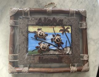 New UNIQUE  Hawaii 3D Art, 13” X 10.5”