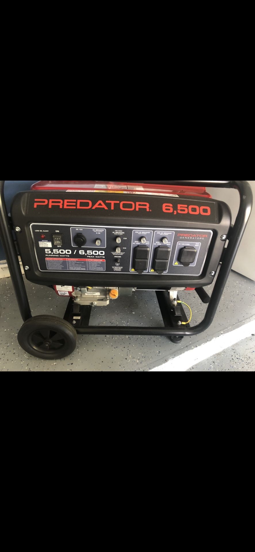 Predator 6,500 generator