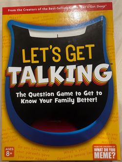 Let's Get Talking Family Card Game