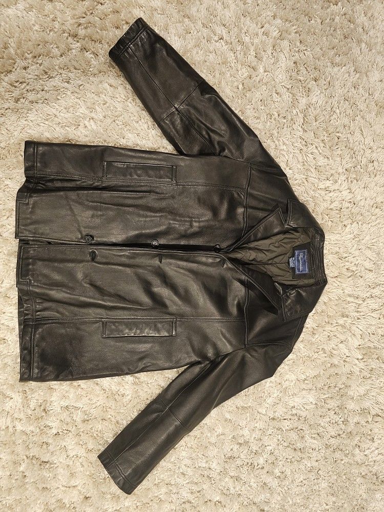Faconnable Leather Jacket