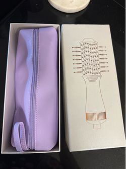 4-In-1 Travel Dual Voltage Hair Dryer Brush 110-240V Blow Dryer Brush