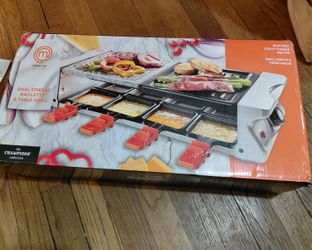 MasterChef Dual Cheese Raclette & Table Grill