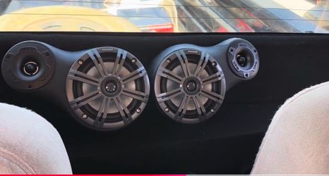 NEW UNIVERSAL PANELS WITH ORION MIDRANGE SPEAKERS AND BULLET TWEETERS
