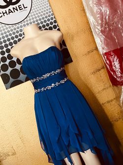Blue dress size medium, and small brand new