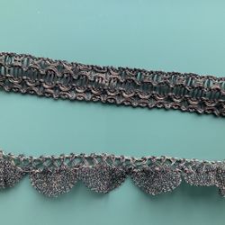 Antique Gold Threaded Twisty Victorian Trim. $20