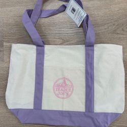 Trader Joe's Large Purple Tote Bag 