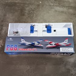 RC plane p68 twin motor RC plane new in the box