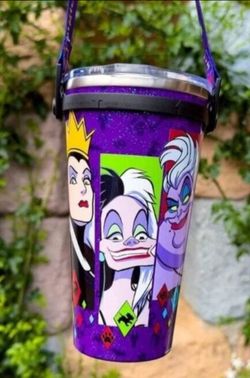 Disney villians magic key stainless steel tumbler