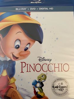 Disney’s PINOCCHIO Signature Edition (Blu-Ray + DVD + Digital-2017) NEW!