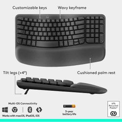 Logitech Ergonomic Wireless Keyboard & Mouse