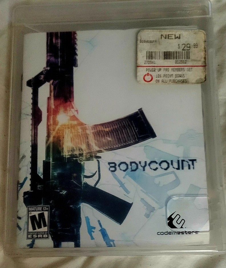 Bodycount game for PS3