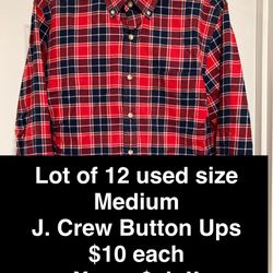 J. Crew Button Up Shirts Size Medium 