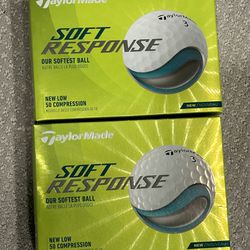 NEW 2 Dozen 24 TaylorMade Soft Response Golf Balls - WHITE
