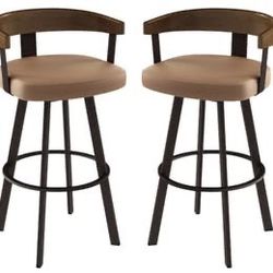Set Of 2 Swivel 30” Bar stools 