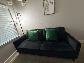 Black Velvet Futon