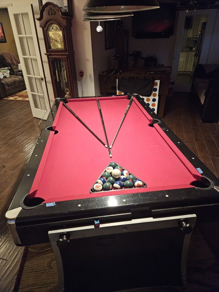 Pool /Air Hockey Game Table 