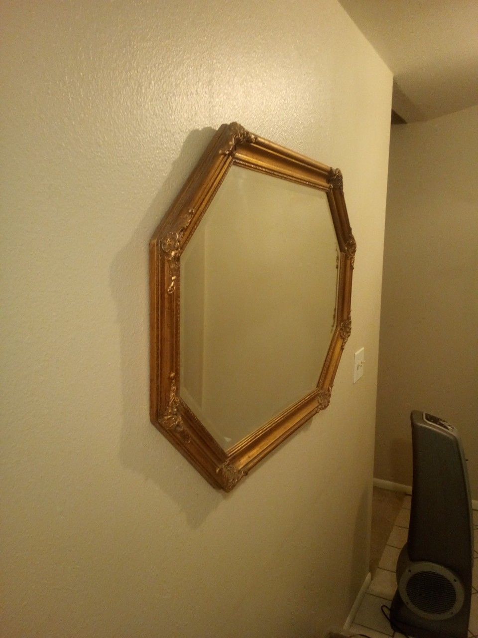 Mirror Ornate Antique Gold