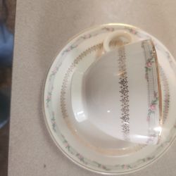 Taylor Antique 9 Teacups And 9 Saucers