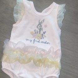 My First Easter Baby Girl Outfit 