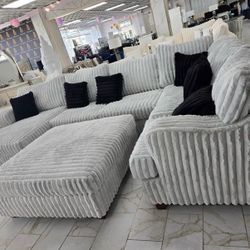 Brand New Super Plush Comfy Corduroy Luxurious Sectional 