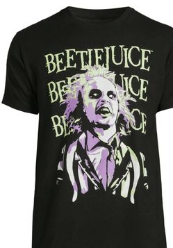 Beetlejuice T-Shirt/clothes /costume Womens Size M Size L Halloween costume t -Shirt)