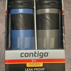 Contigo Byron Vacuum-Insulated Stainless Steel Travel Mug with Leak-Proof Lid