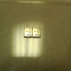 2x 1 Grams Of VALCAMBI SUISSE Bars .999 Pure Silver 