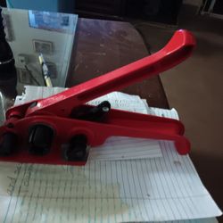 poly strapping tensioner & cutting banding tool
