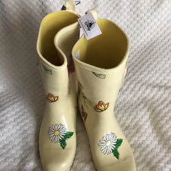 Disney Flower And Garden Festival Wellington Rain Boot Ladies Size 8