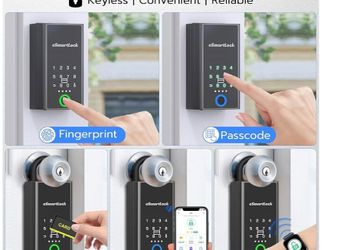 Smart Lock Box B5BF – Fingerprint & Keypad Electronic Key Safe (Brand New)