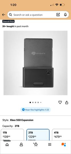 Xbox Storage 2TB