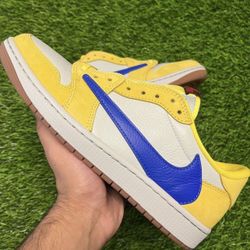 Travis Scott Canary Jordan 1 Low