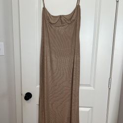 Women's Gold and Tan Dress(49)45