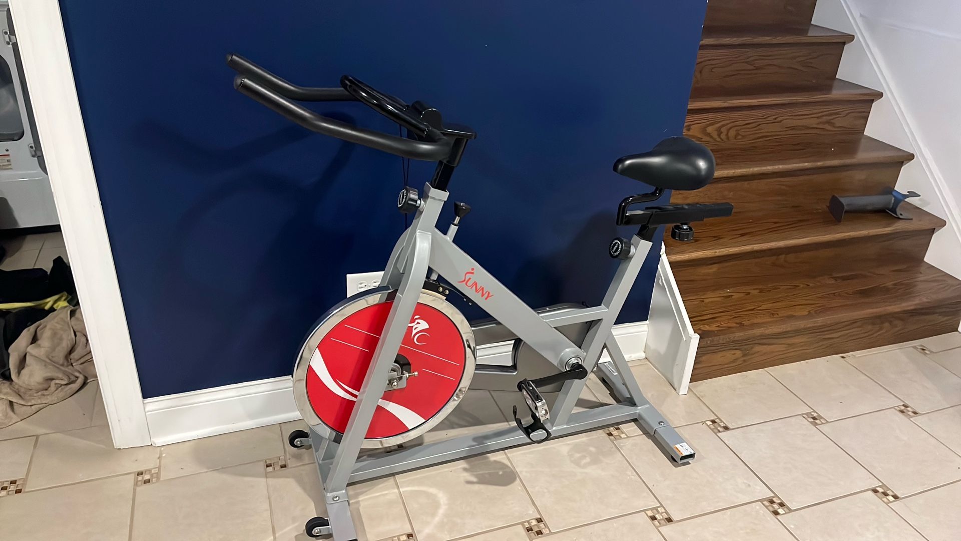 Sunny Health & Fitness Stationary Indoor Cycling Bike
